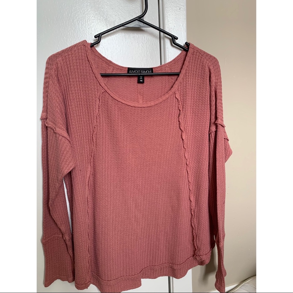 Pink Almost Famous Sweater